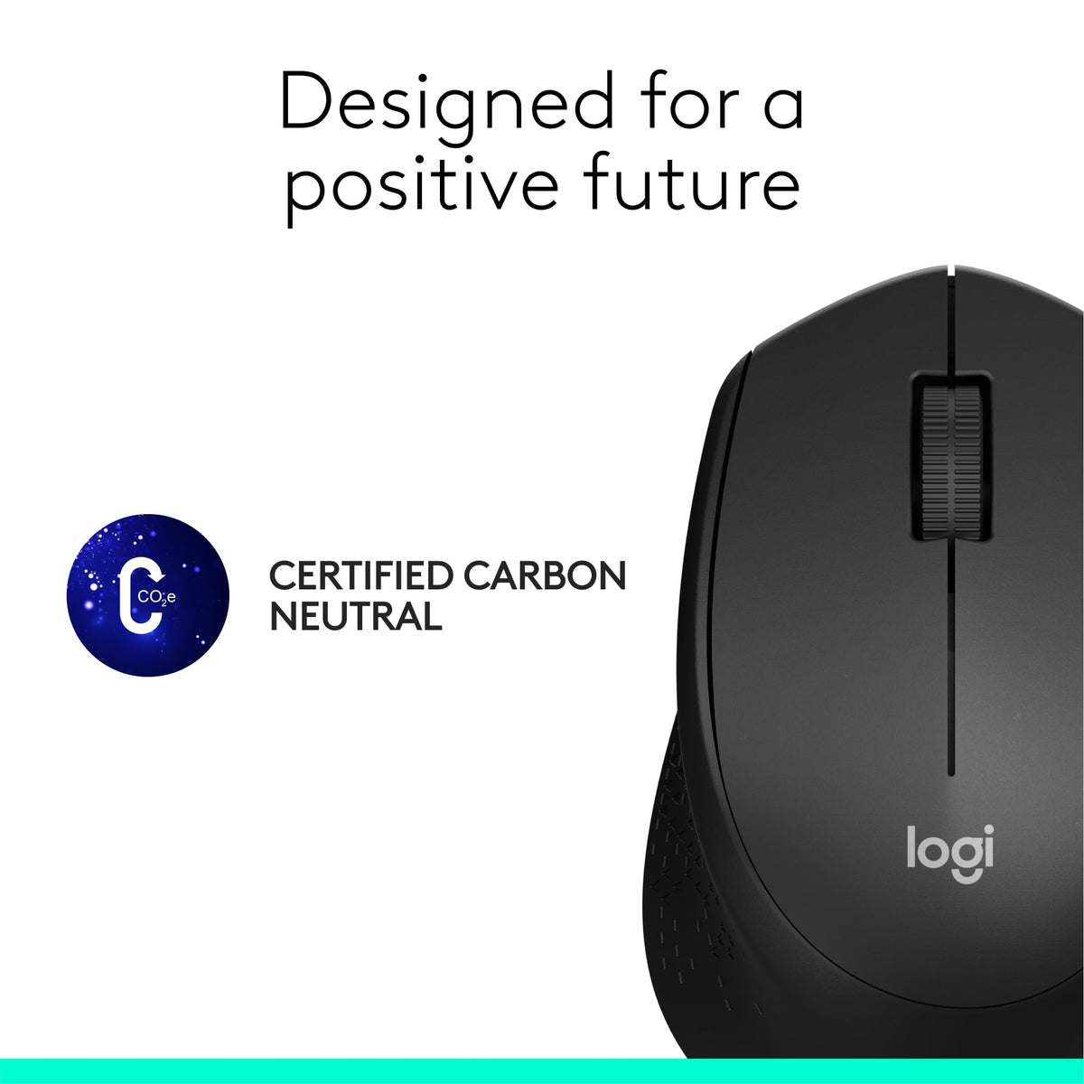 Logitech M331 Silent Plus Wireless Mouse- Black
