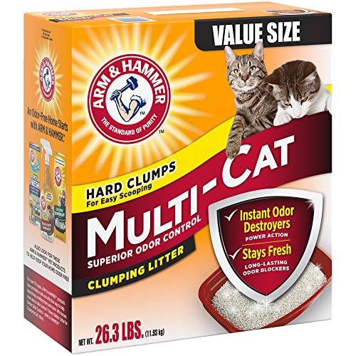 Arm & Hammer MultiCat Clumping Litter, Scented 26.3lb