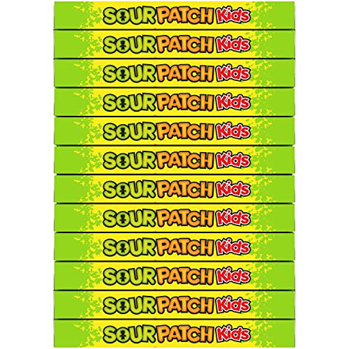 SOUR PATCH KIDS Soft & Chewy Candy, Bulk Candy, 12 - 3.5 oz Boxes