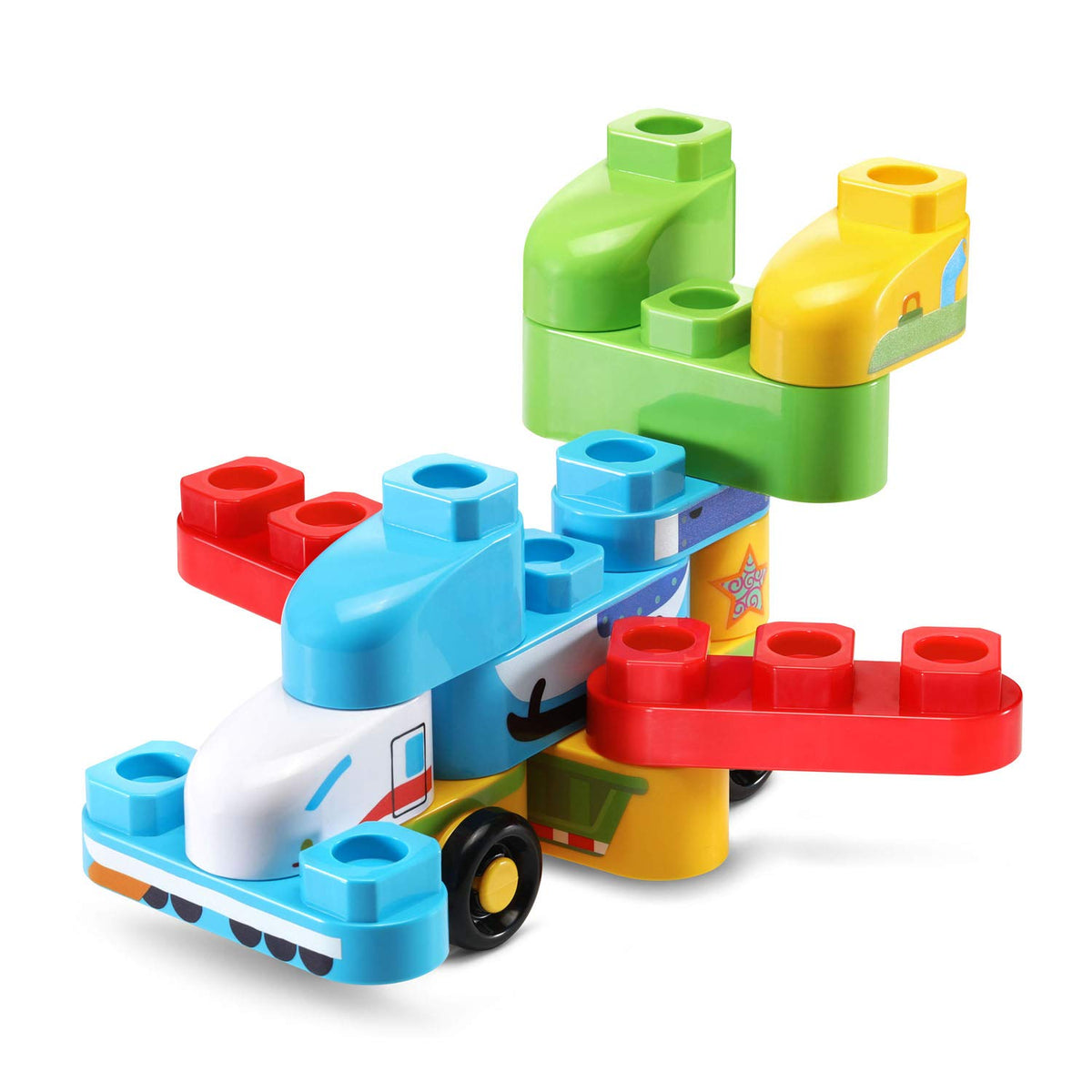 LeapFrog LeapBuilders Soar and Zoom Vehicles, Multicolor