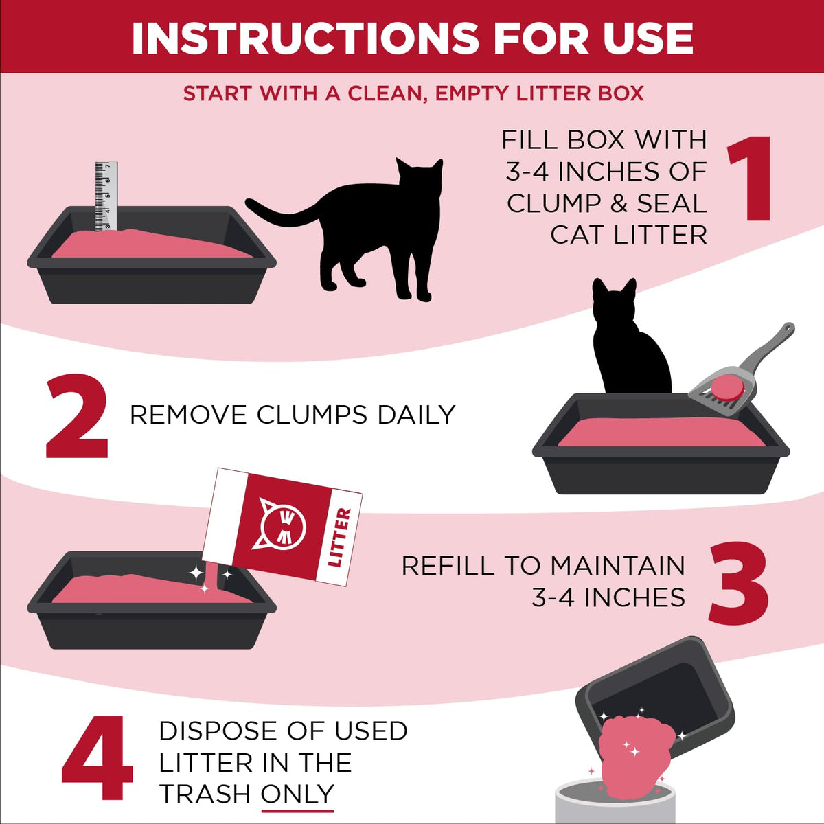 Arm & Hammer Clump & Seal Litter, MultiCat 19lb Box