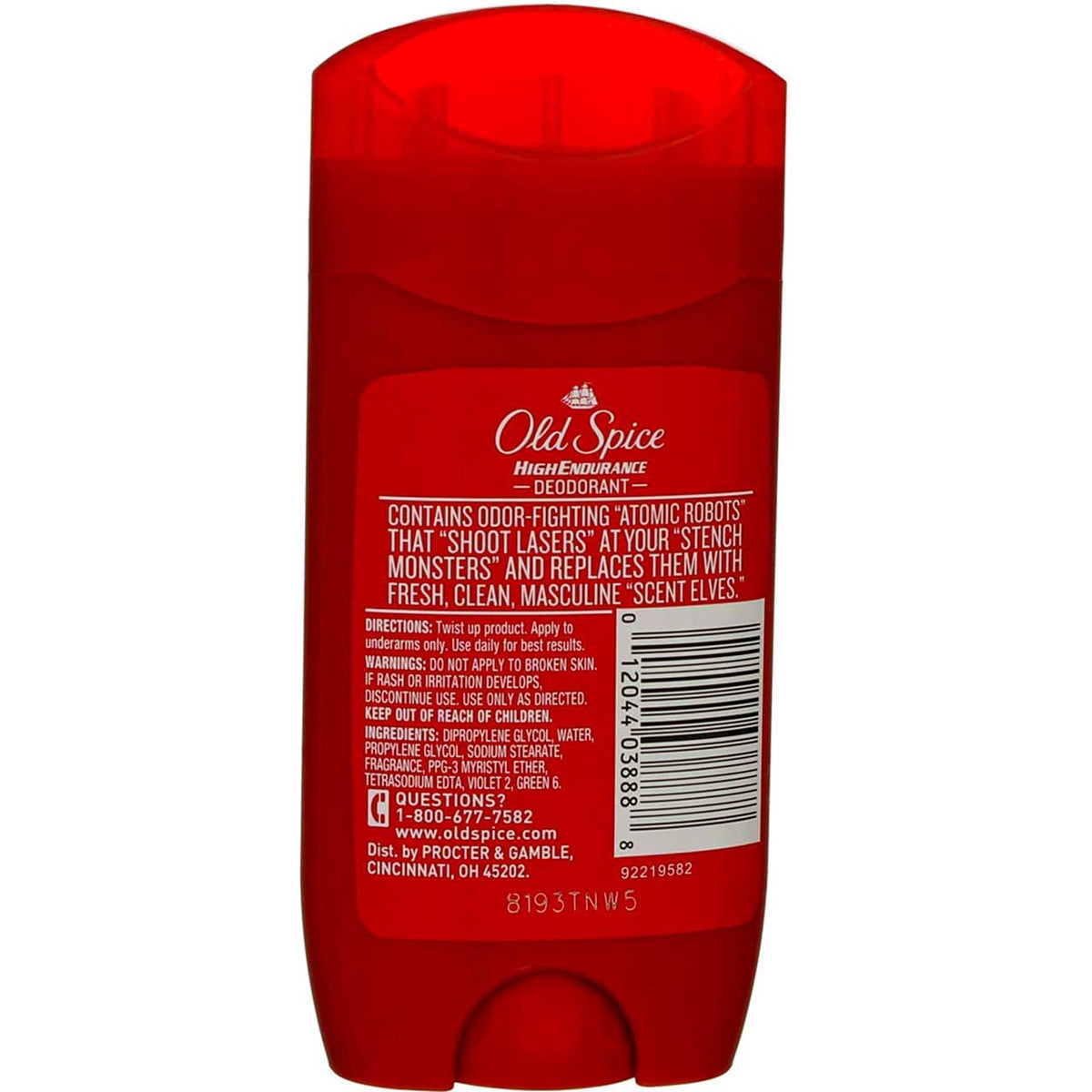 Old Spice Deodorant 3 Ounce Original Solid (88ml) (6 Pack)