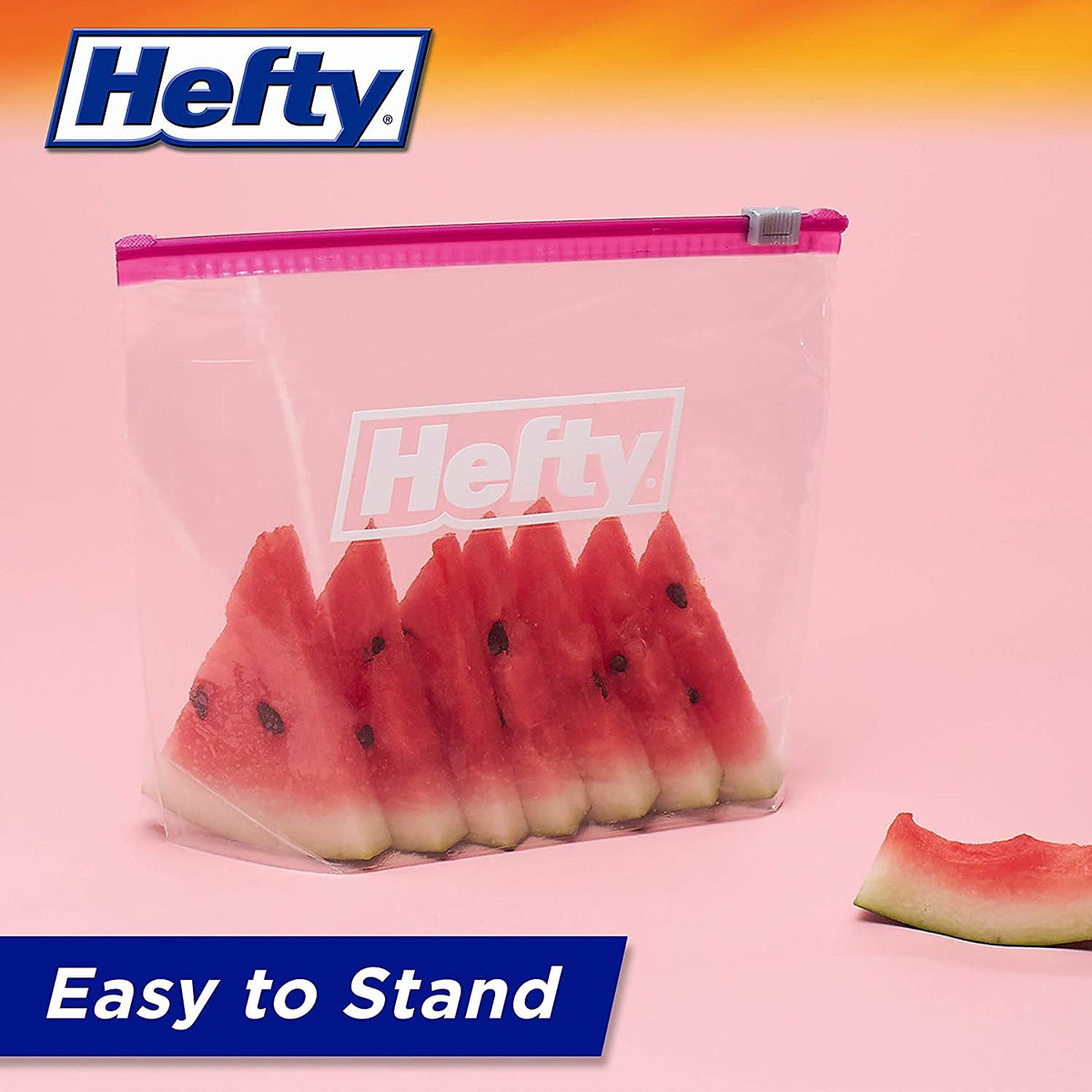 Hefty Storage Slider Bags, Quart, 40 Count (Pack of 9)