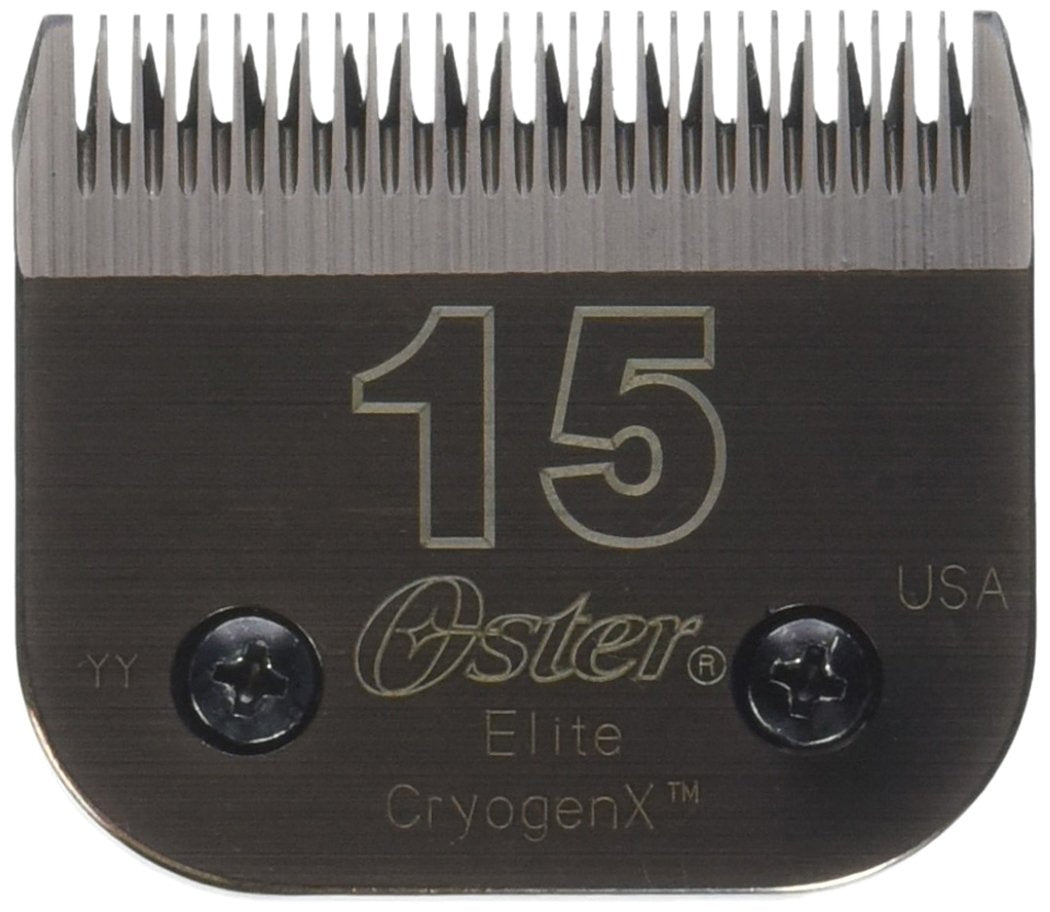 Oster Elite CryogenX Professional Animal Clipper Blade, Size 15 (078919-526-005)