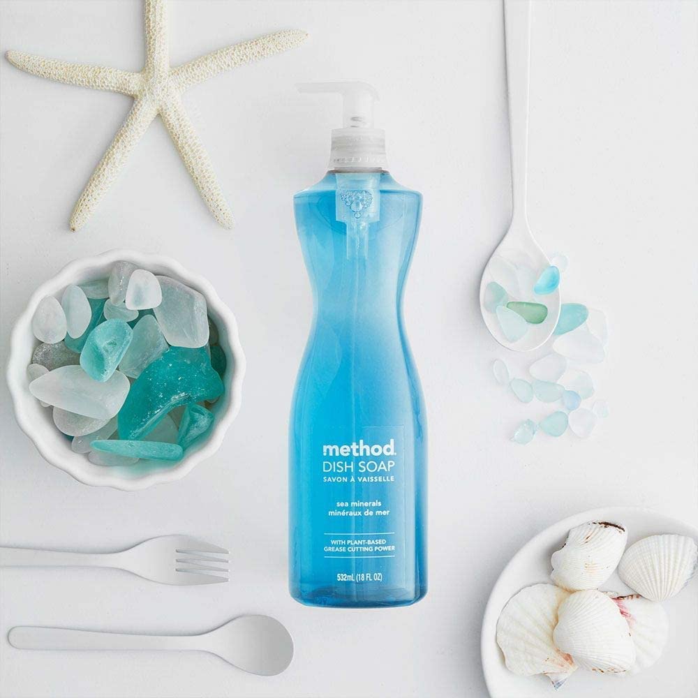 Method Dish Soap, Sea Minerals, Pump Bottle 18 Oz.