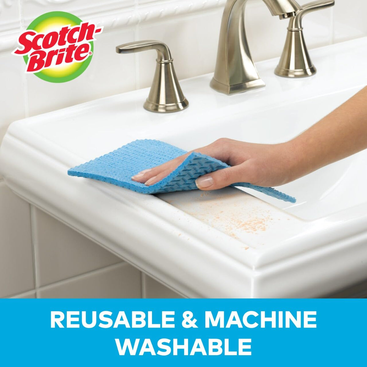 Scotch-Brite Absorbent Vanity Cloth, 24 Cloths