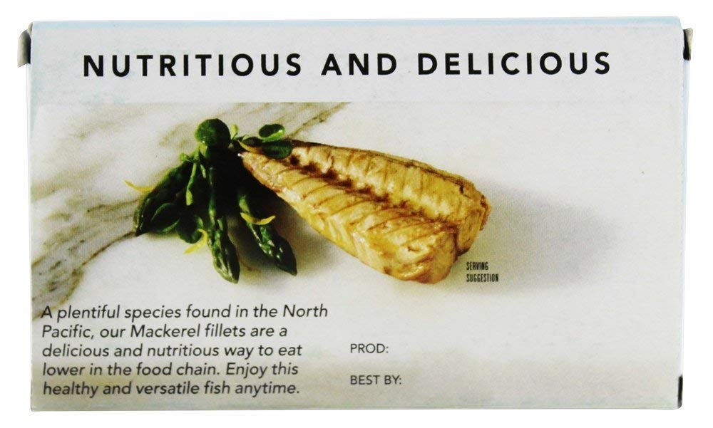 Wild Planet, Mackerel Wild Fillets Olive Oil, 4.4 Ounce