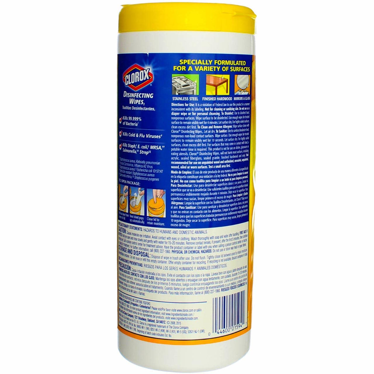 CLOROX WIPE LEMON 35CT