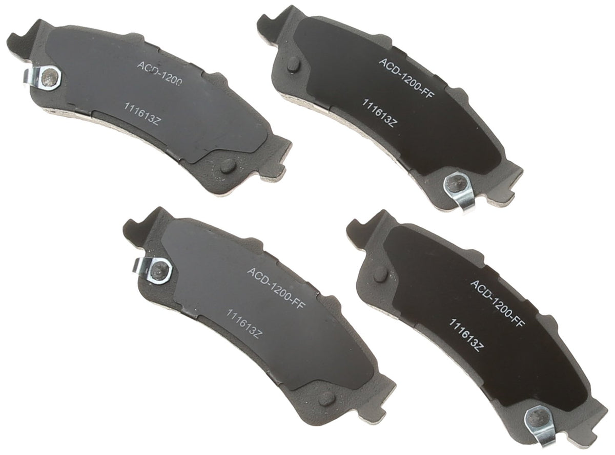 ACDelco Silver 14D792MH Semi-Metallic Rear Disc Brake Pad Set