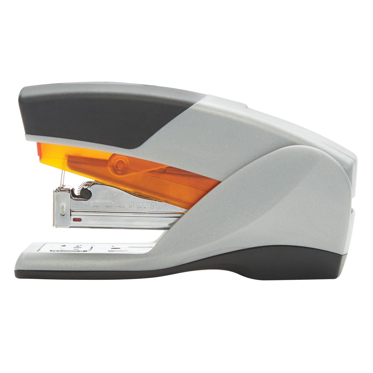 Swingline Stapler, Desktop Stapler, Compact Size, 25 Sheet Capacity, Optima 25 Reduced Effort, Orange/Gray (66412)