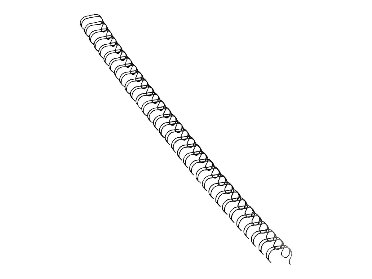 Fellowes Wire Binding Spines, 1/2 Inch Diameter, Black, 100 Sheets, 25 Pack (5255401)