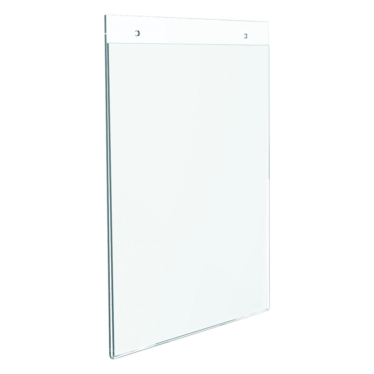 Deflecto Classic Image Wall Mount Sign Holder, Single-Sided, Vertical, 8.5" x 11", Clear (68201), Model:WM-8511-1