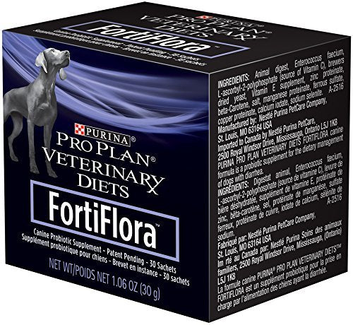 Purina Fortiflora Canine Nutritional Supplement Box (3 Pack), 30gm/90 Count