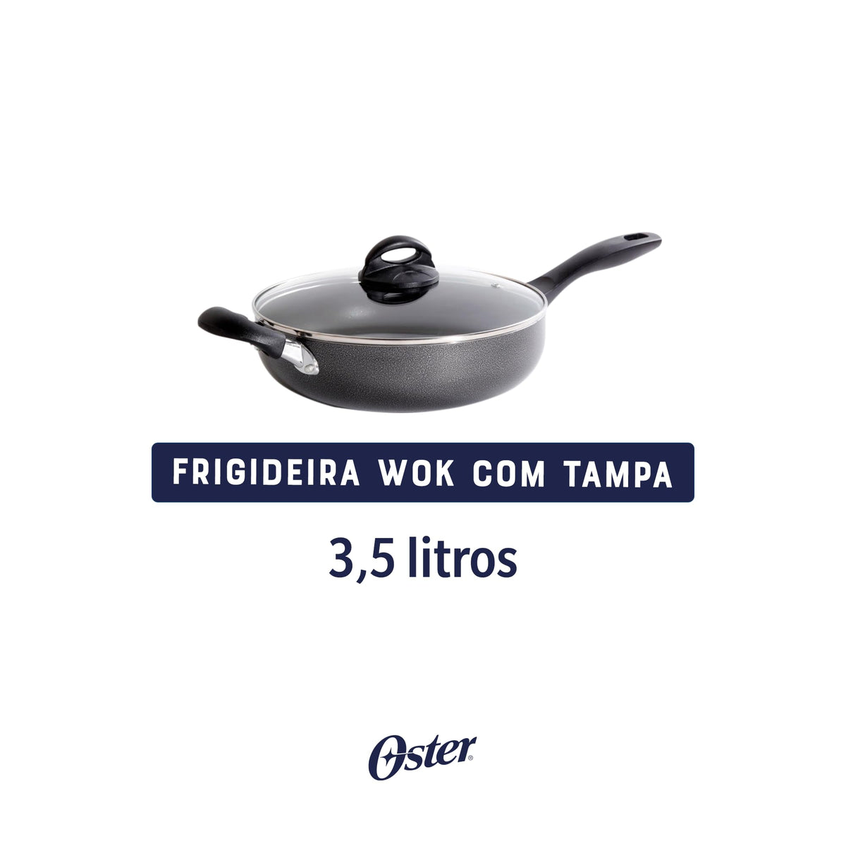 Oster Clairborne Saute Pan, 10.25-Inch, Black