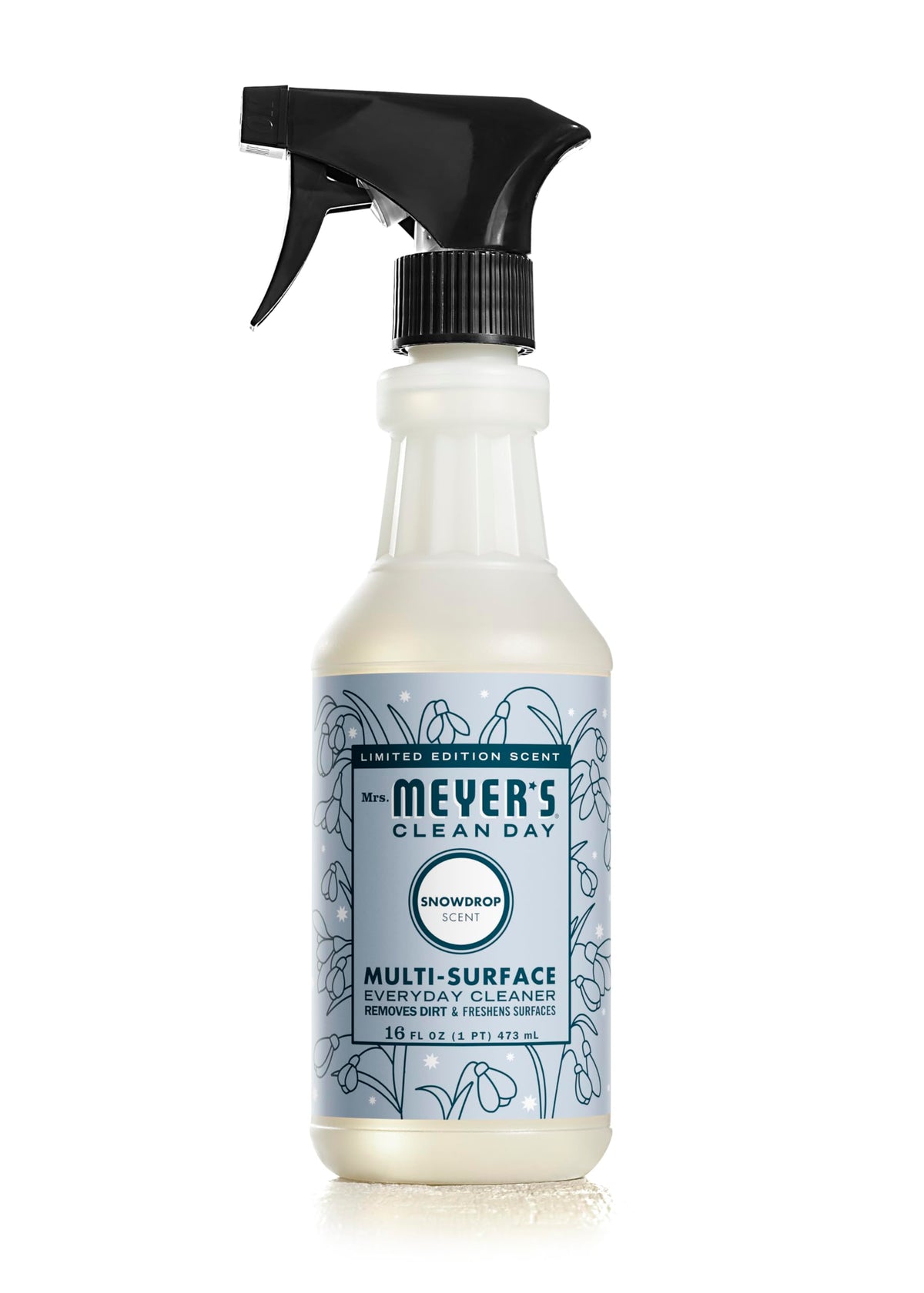 MRS. MEYER'S CLEAN DAY All-Purpose Cleaner Spray, Snowdrop, 16 fl. oz