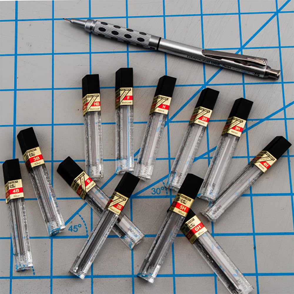 Pentel Super Hi-Polymer Lead Refill (0.5mm) Fine, 2B, 36 Total Pieces