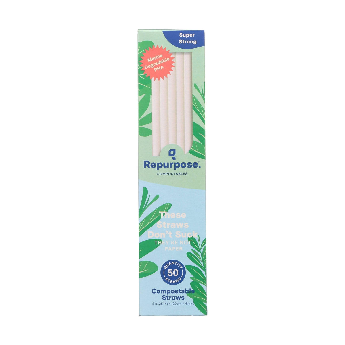 Repurpose, Eco-Bendy Straw, 50 Count