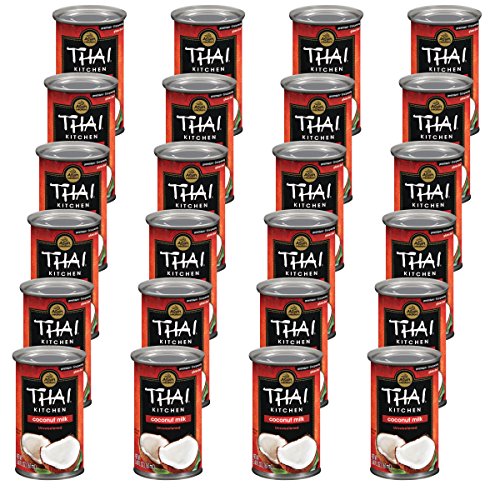 Thai Kitchen Unsweetened Coconut Milk, 5.46 fl oz (Pack of 24)