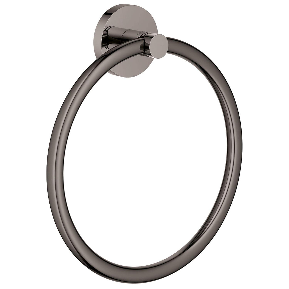 Essentials Towel Ring, Hard Graphite