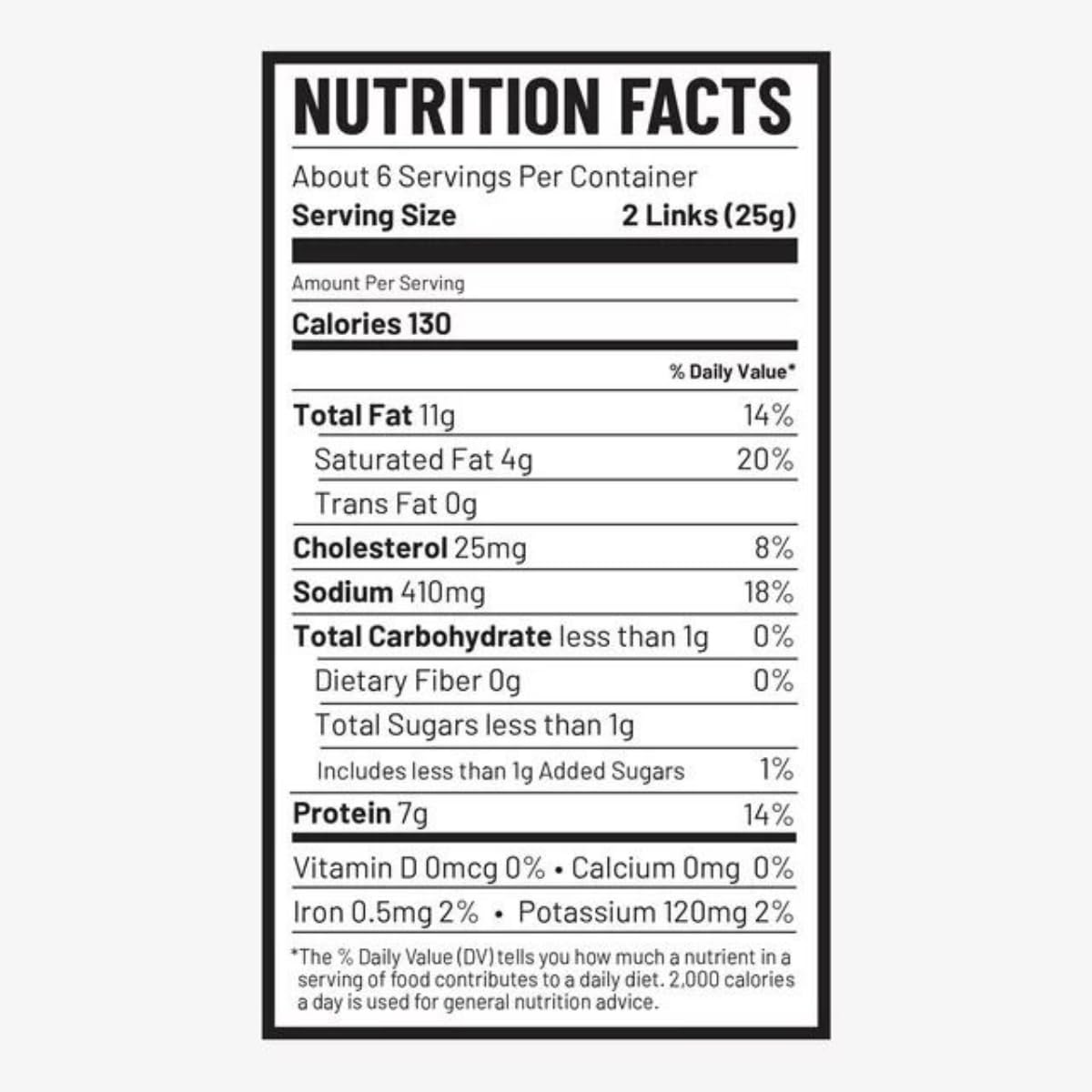 SUPREME BOX Duke's Original Shorty Smoked Sausage, Original, Gluten Free, Keto Friendly 5 Oz - Pack of 2 (10 oz in total)