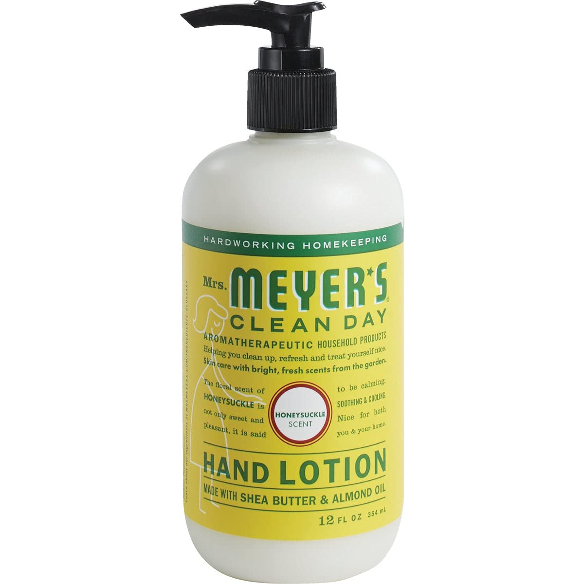 Mrs. Meyer's Clean Day - Hand Lotion - Honeysuckle - Case of 6 - 12 fl oz