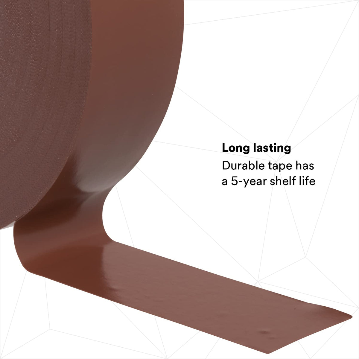 3M Scotch Vinyl Color Coding Electrical Tape 35, 3/4 in x 66 ft, Premium Grade, Flame Retardant, UV Resistant, Electrical and Mechanical Protection, Brown, 7 mil, 1 Roll