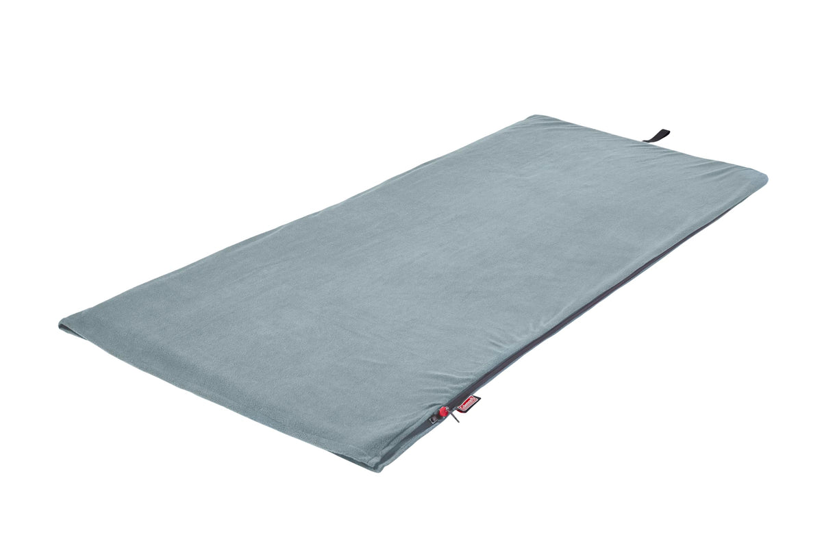 Coleman Stratus 50°F Fleece Sleeping Bag, Gray