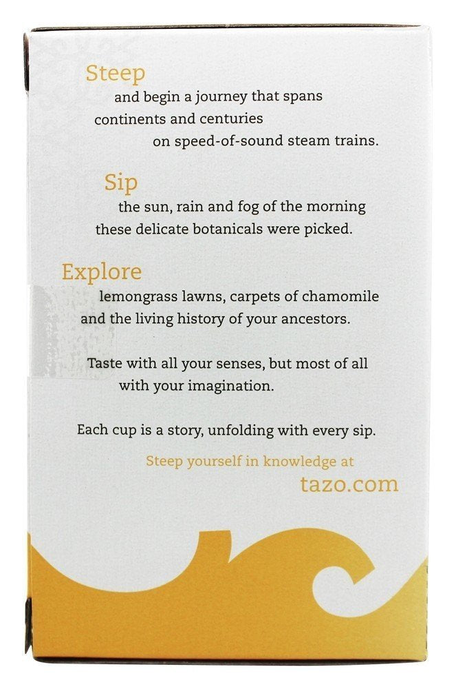Tazo - Herbal Tea Caffeine Free Calm Chamomile - 20 Tea Bags