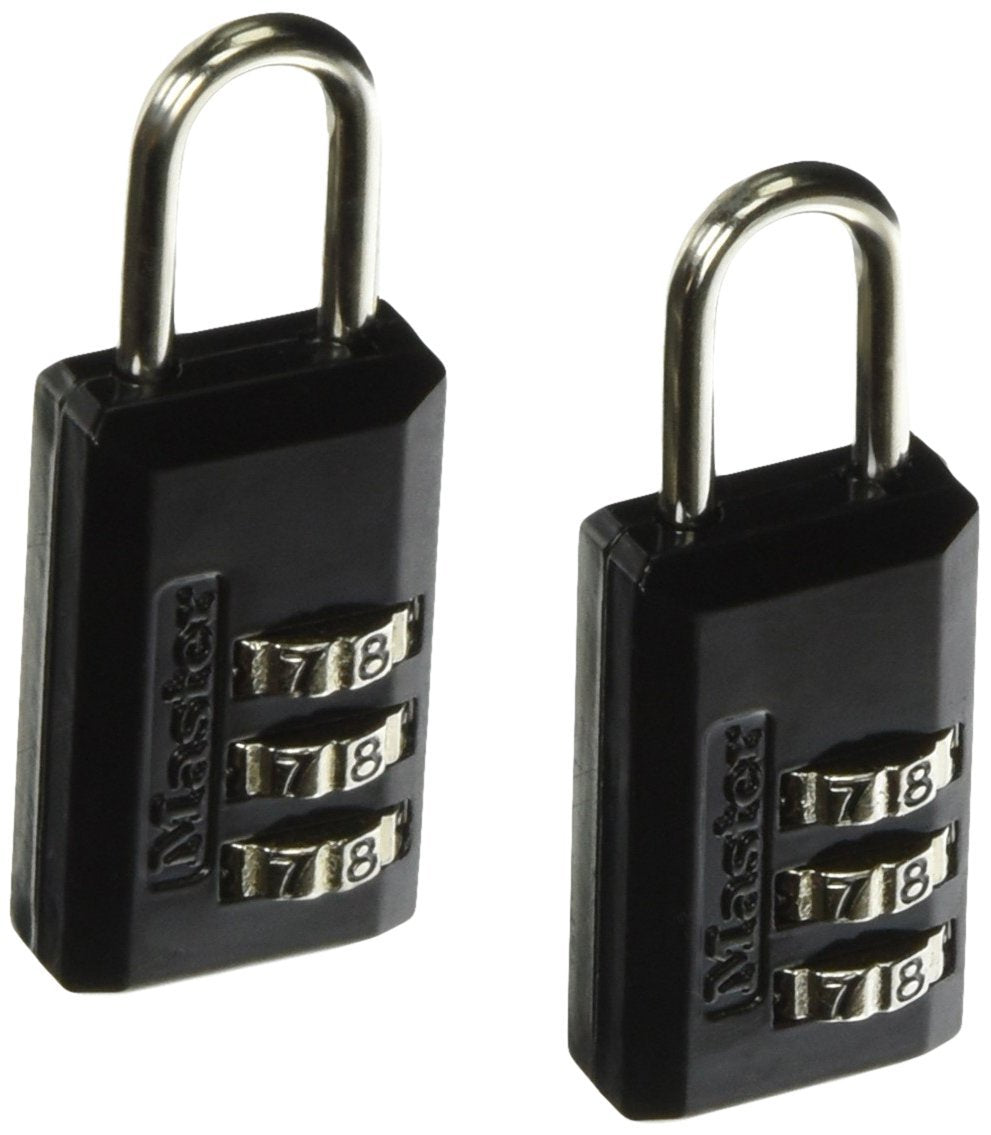 Master Lock 646T 3/4" Resettable Combination Padlock 2 Count
