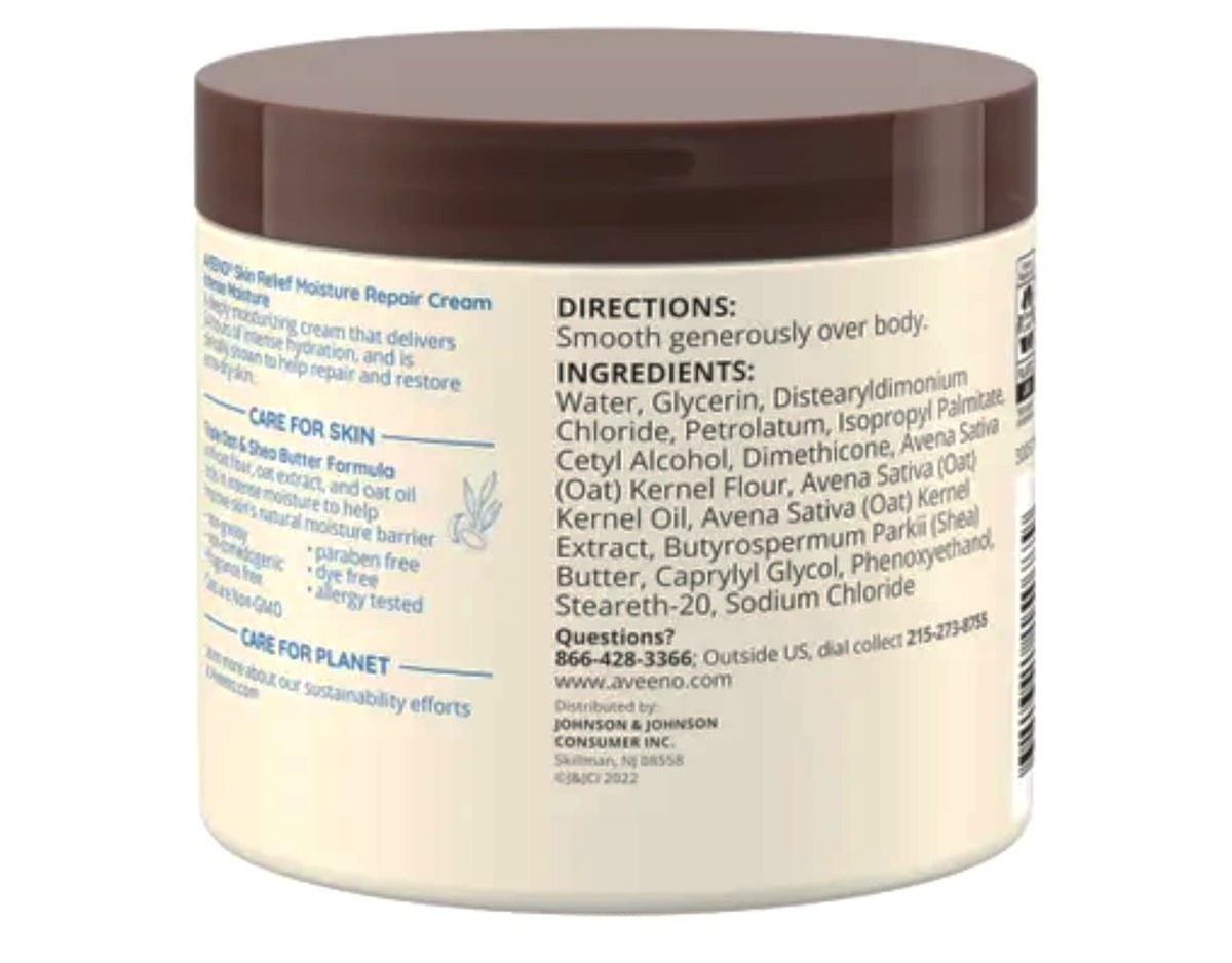 Aveeno Skin Relief Intense Moisture Repair Cream, 3 Pack (11 oz)