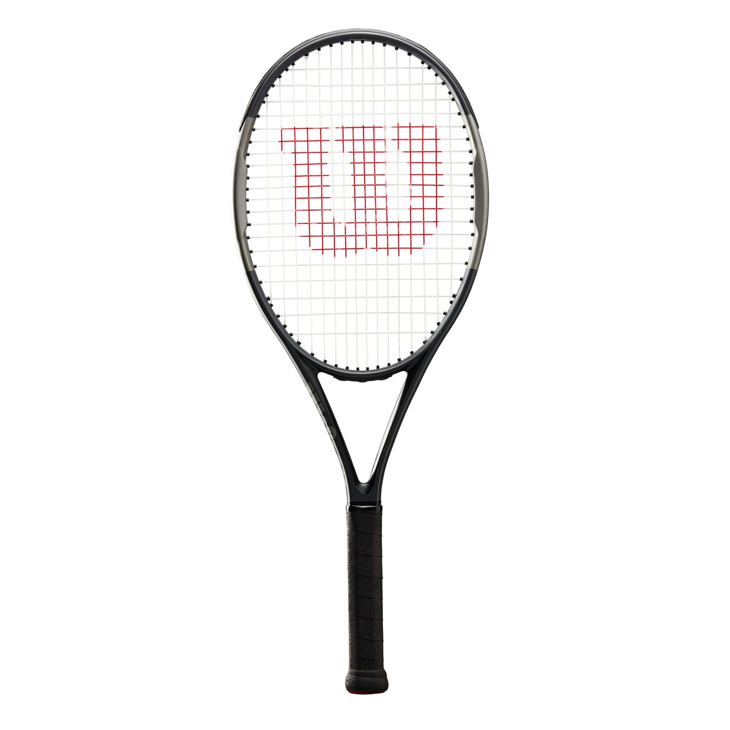 Wilson H6 Adult Recreational Tennis Racket - Grip Size 2-4 1/4, Black/Grey