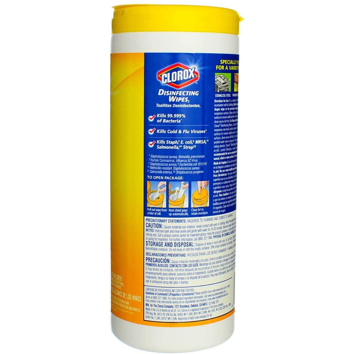 CLOROX WIPE LEMON 35CT
