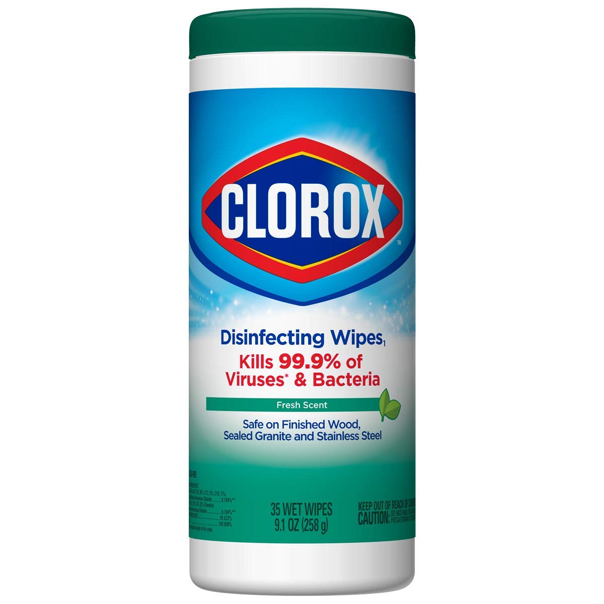 Clorox Disinfecting Wipes, Fresh Scent, 35 Count