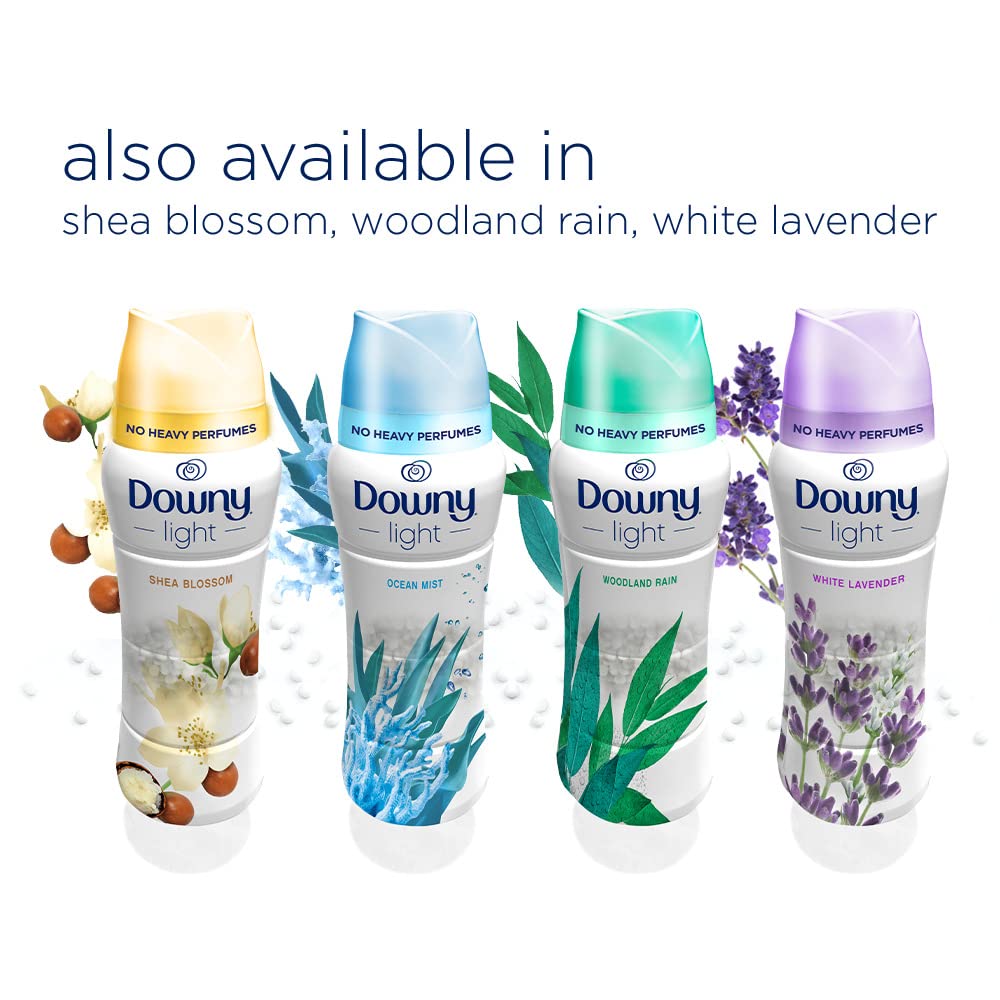 b'Downy Light Laundry Scent Booster Beads Woodland Rain - 420 Grams (No Heavy Perfumes)'
