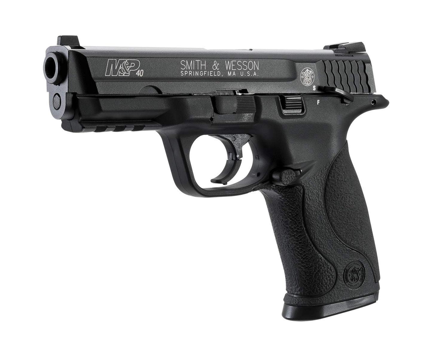 Smith & Wesson M&P 40 .177 Caliber BB Gun Air Pistol, Black, Blowback Action