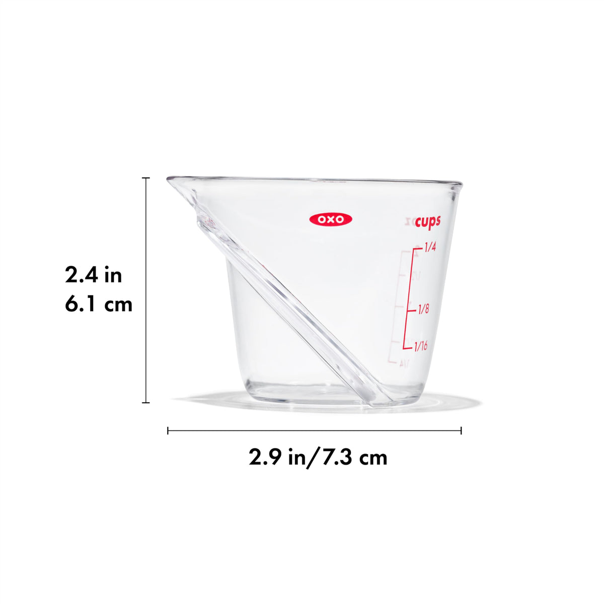 OXO Good Grips Mini Angled Measuring Cup, 2 Oz capacity