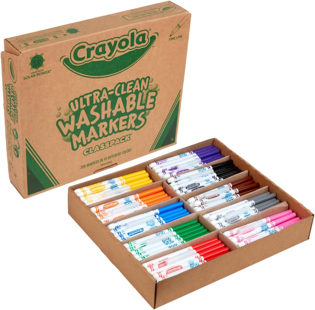 Crayola U/cl Washable 10 ct Bold product image 1