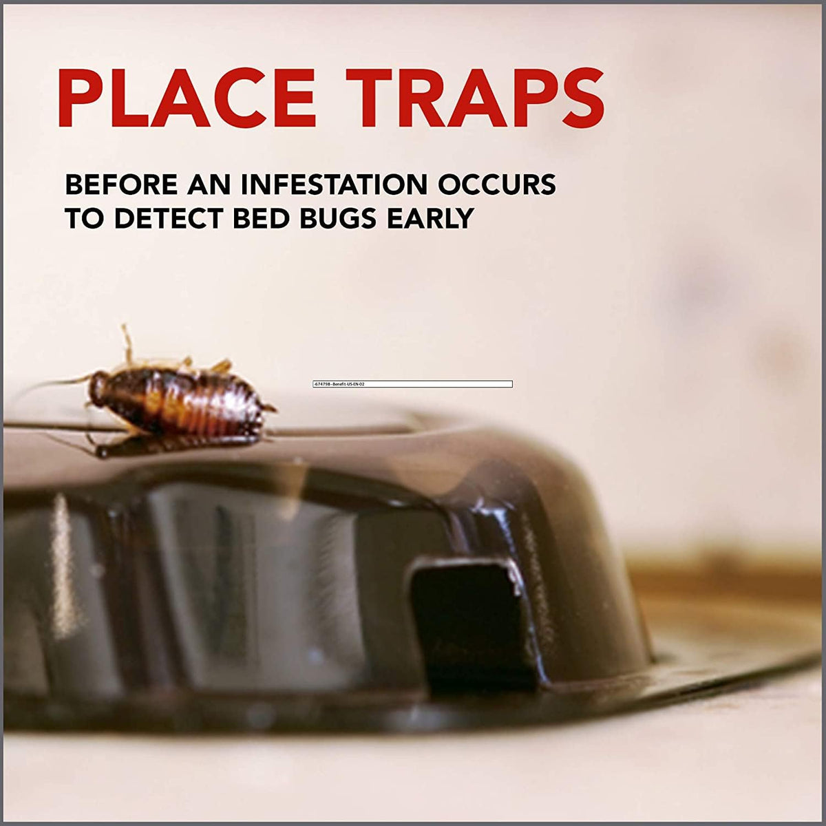 Bed Bug 2 in 1 Detector and Trap - 8 Pack
