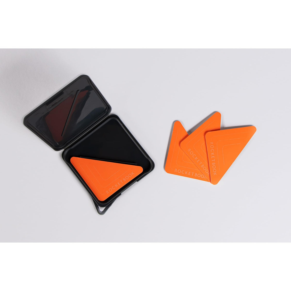 Rocketbook Beacons Smart Stickers for whiteboards, Triangles, Orange, 2.5"h, 4/Pack