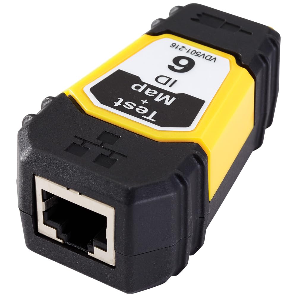 Klein Tools VDV501-216 Cable Tester Remote, Test + Map Remote #6 for Klein Tools Scout Pro 3 Cable Tester
