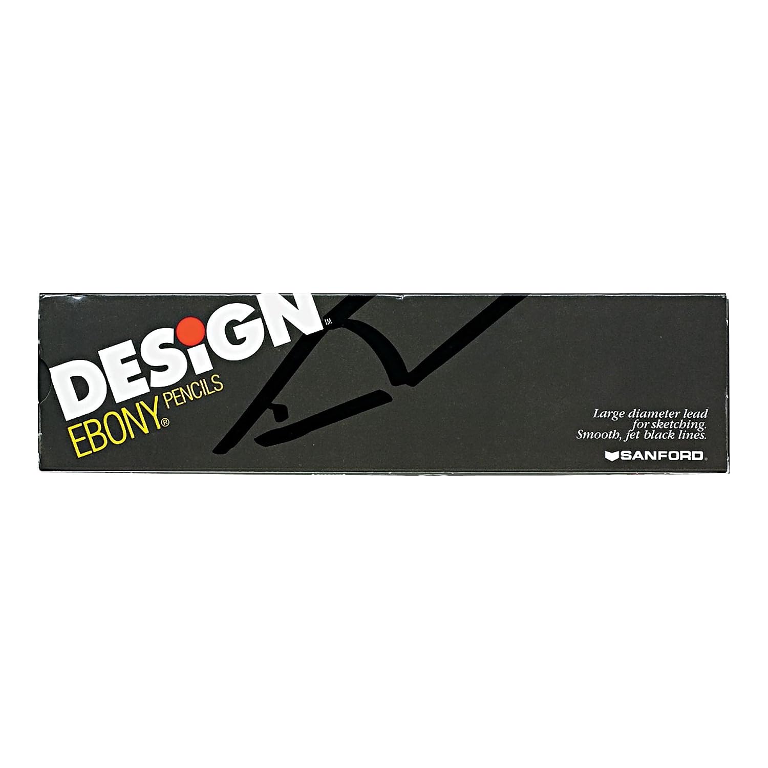 Prismacolor, SAN14420, Ebony Sketching Pencil, 12 / Dozen