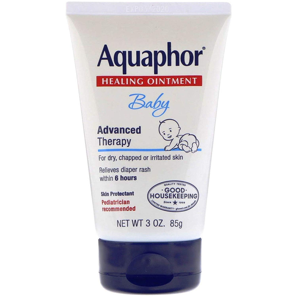Aquaphor Baby Healing Ointment, 3 oz (85g) (Pack of 4)