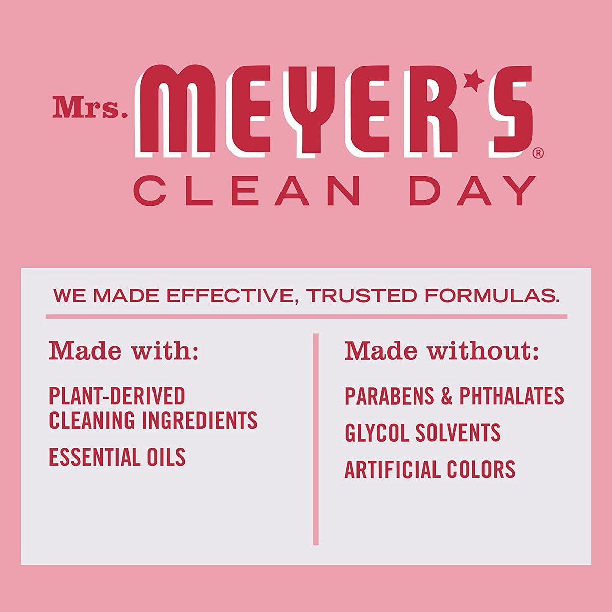 Mrs. MEYER'S Clean Day Multi-Surface Cleaner, Peppermint, 16 Fl Oz. (Pack of 2)