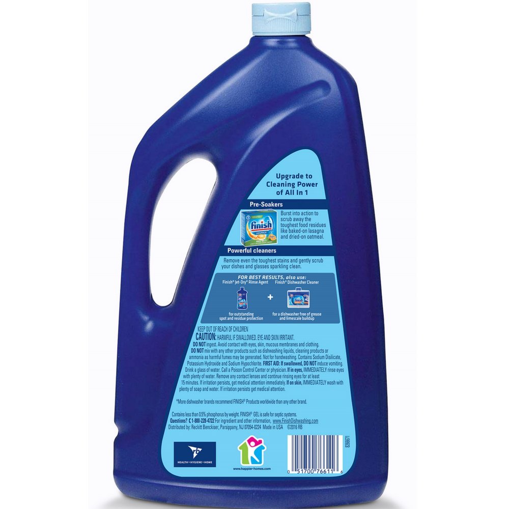 Finish Scent Liquid Gel, Orange Fresh, 75 Ounce