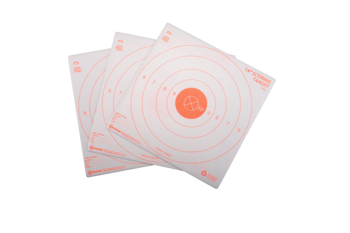 Crosman Visible Impact Target 14-Inch Range Targets (3-Pack)