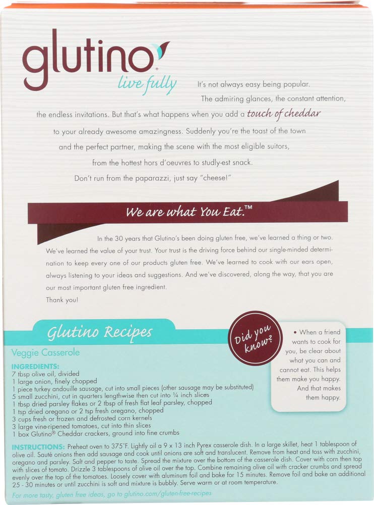 Glutino Cracker Chdr Gf Wf
