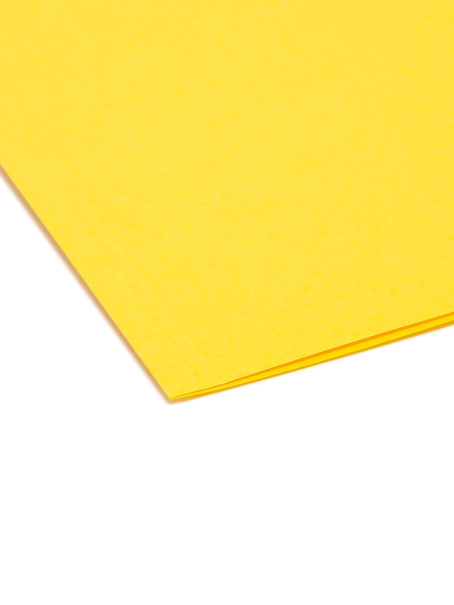 Smead Interior File Folder, 1/3-Cut Tab, Letter Size, Yellow, 100 per Box (10271)