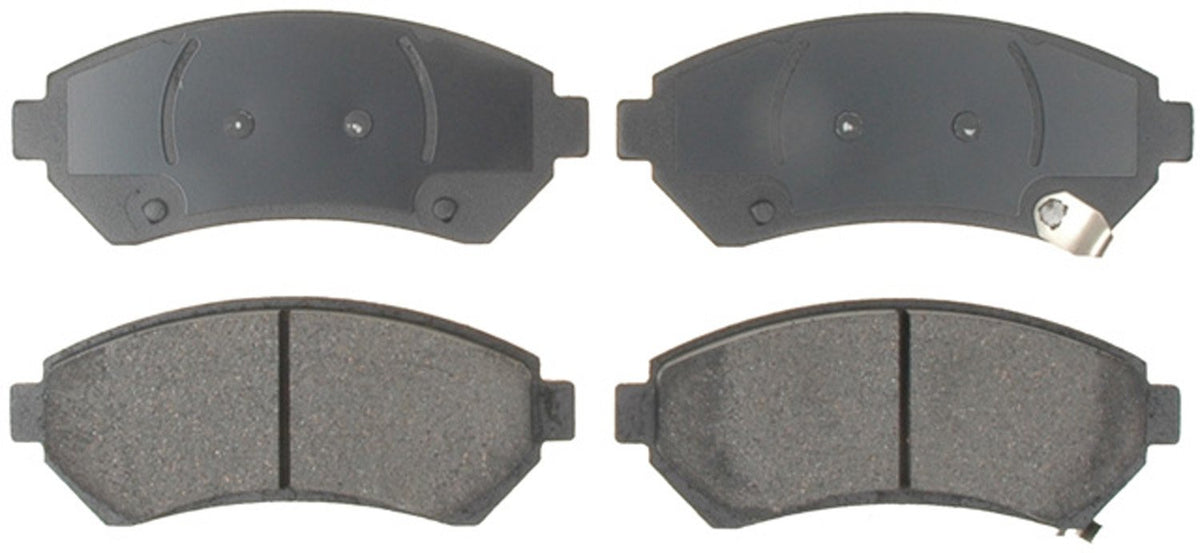 ACDelco Silver 14D699CH Ceramic Front Disc Brake Pad Set with Wear Sensor