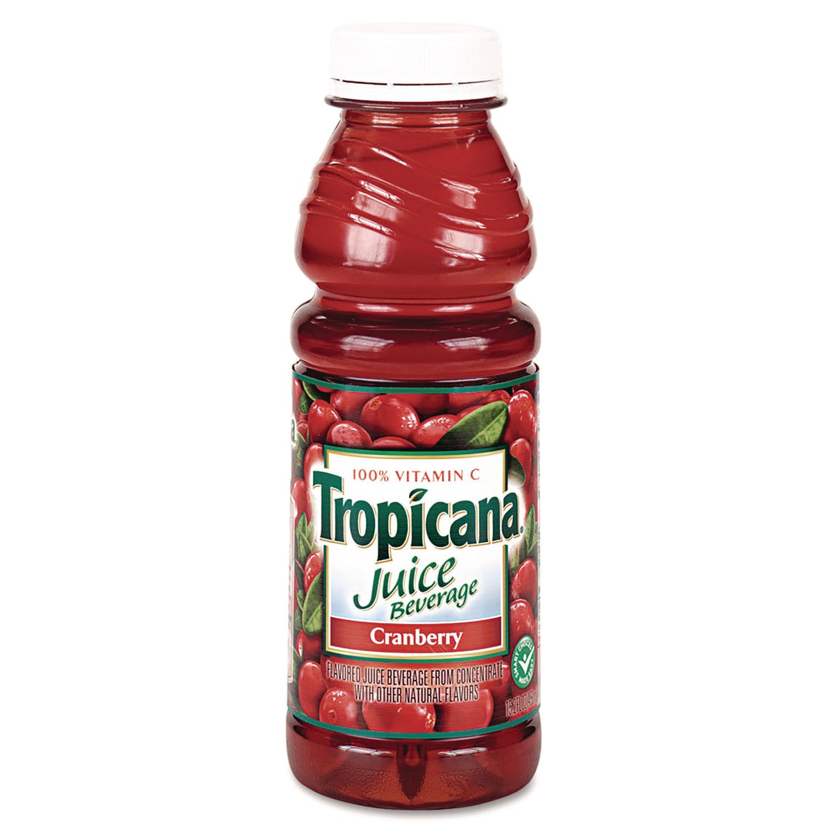 Tropicana Cranberry Juice Drink, 15.2 Ounce Bottle (Pack of 12)