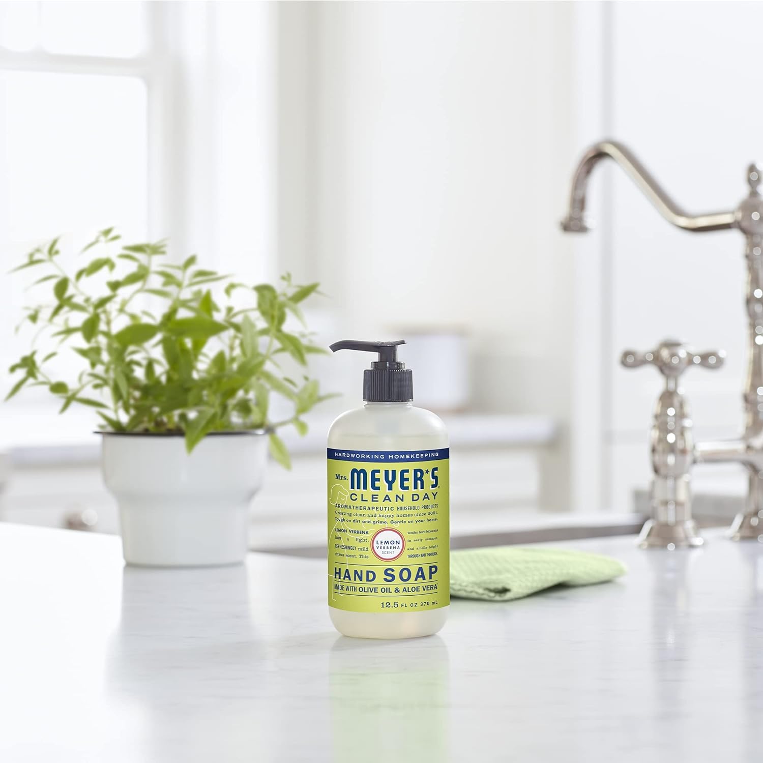 Mrs. Meyer's Clean Day Organic Lemon Verbena Scent Liquid Hand Soap 12.5 oz. (Pack of 6)